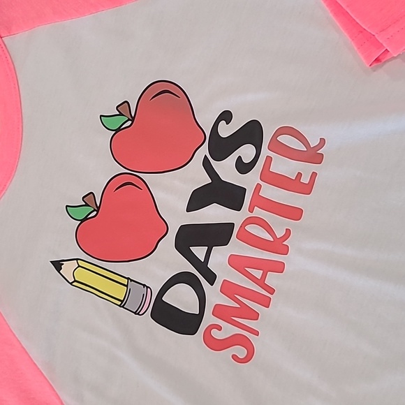 100 School Days Baseball Tee - Picture 2 of 4